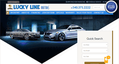 Desktop Screenshot of luckylinemotors.com