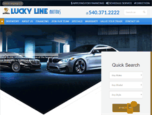 Tablet Screenshot of luckylinemotors.com